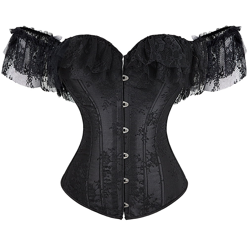 Corset Gothique Grebrafan - Bustier Pailleté Jupe Tulle Punk