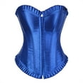 thumbnail image 1 of Grebrafan Corset Women Fashion Renaissance Gypsy Bustiers Blue XXL, 1 of 1