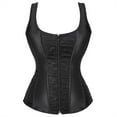 thumbnail image 1 of Grebrafan Corset Zip up Women Role Playing Peacock Bustier Black 5XL, 1 of 1