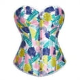 thumbnail image 1 of Grebrafan Corsets Festival Plus Size Valentines Bustier Top White 4XL, 1 of 5