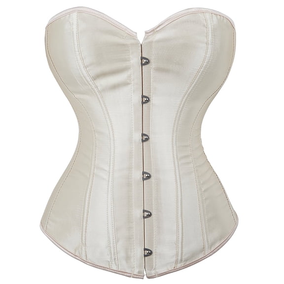 Grebrafan Corsets Lace up Bustier Women Beige XS