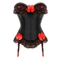 thumbnail image 1 of Grebrafan Fashion Corset for Women Rockabilly Party Bustier Black 3XL, 1 of 1