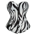 thumbnail image 1 of Grebrafan Pirate Corset Women Tight Shaper Bustiers Gothic Zebra S, 1 of 1