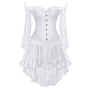 black lace corset dress Portia and Scarlett PS24189 - Corset Lace Homecoming Short Prom Dress