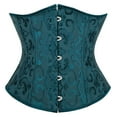 thumbnail image 1 of Grebrafan Steampunk Underbust Corset Women Dark Green XS, 1 of 1