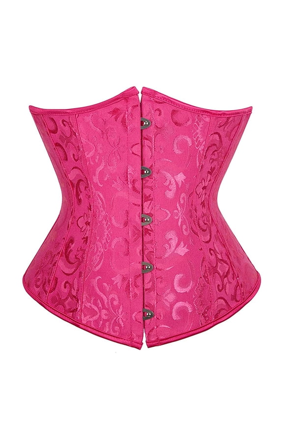 Steampunk Underbust Corset Women Rose L