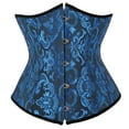 thumbnail image 1 of Grebrafan Steampunk Underbust Corset Women Sea Blue S, 1 of 5
