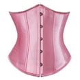thumbnail image 1 of Grebrafan Underbust Corset Lace up Vintage Pink XS, 1 of 5