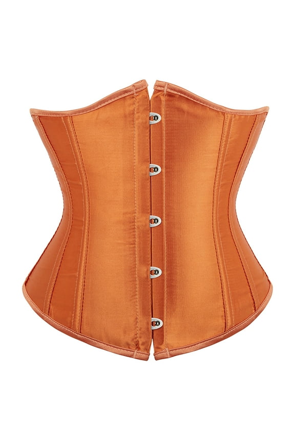 Underbust Corsets for Women Fashion Orange XS