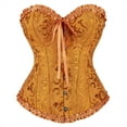 thumbnail image 1 of Grebrafan Women Bustiers Corsets Gothic Gold S, 1 of 1