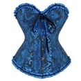 thumbnail image 1 of Grebrafan Women Bustiers Corsets Gothic Sea Blue M, 1 of 5
