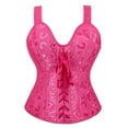 thumbnail image 1 of Grebrafan Womens Corset Straps Renaissance Princess Bustier Rose M, 1 of 1