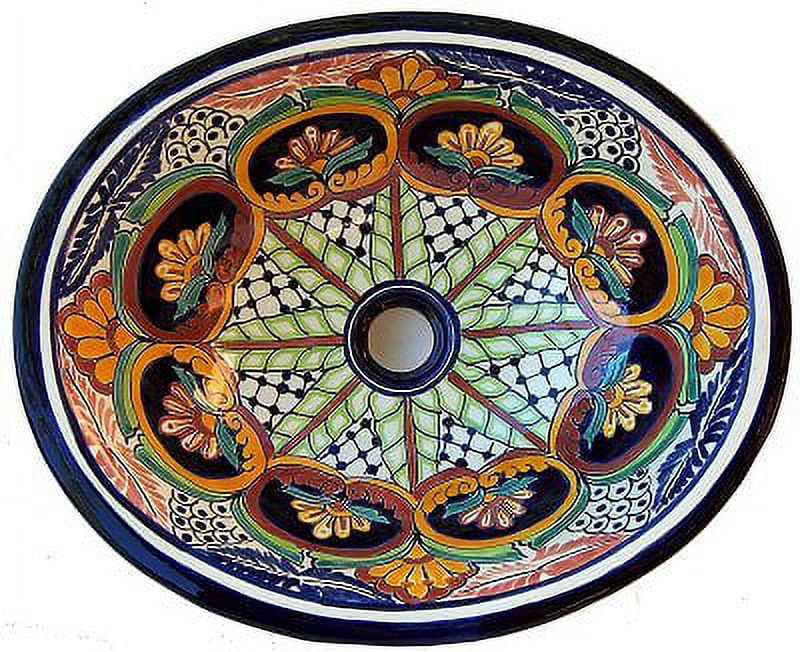 Greca C Ceramic Talavera Sink