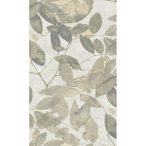Greche Beech Tree Leaves Botanical Double Roll Non-Woven Non-Pasted Textured Wallpaper 57 Sq. Ft.