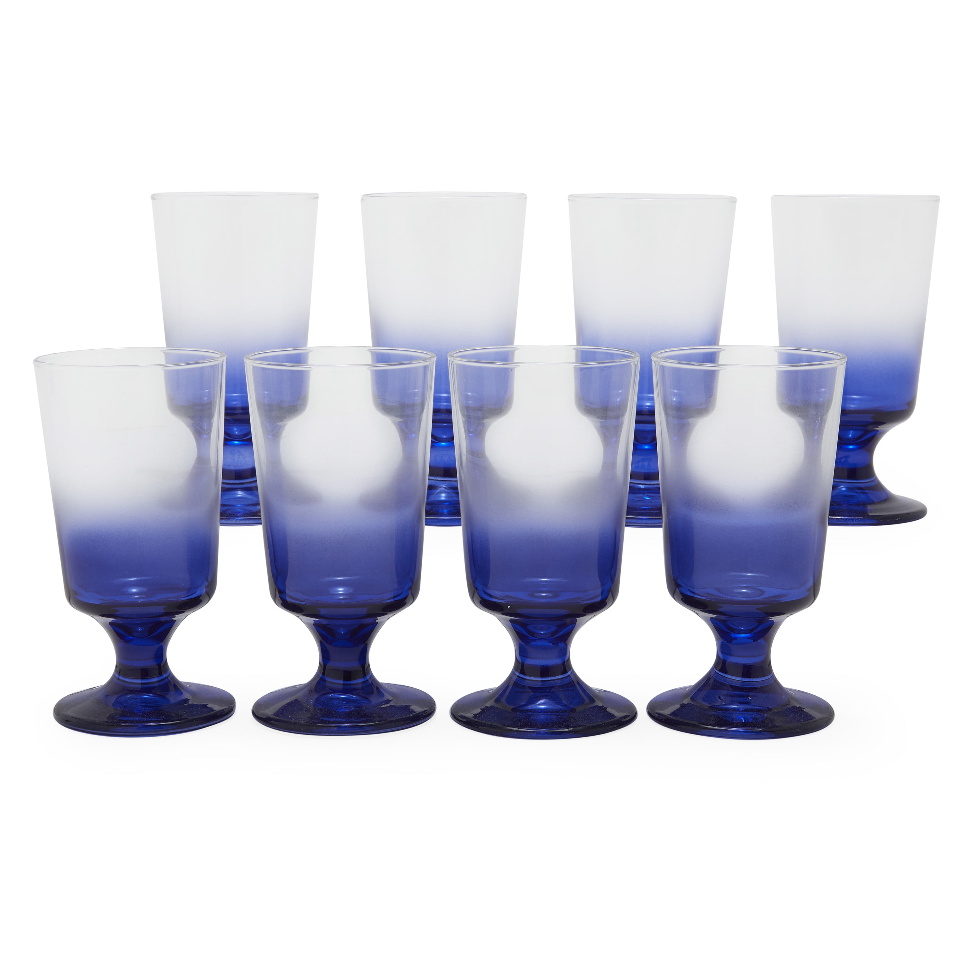 Shop Set of 8 Wedgwood wine colored glasses