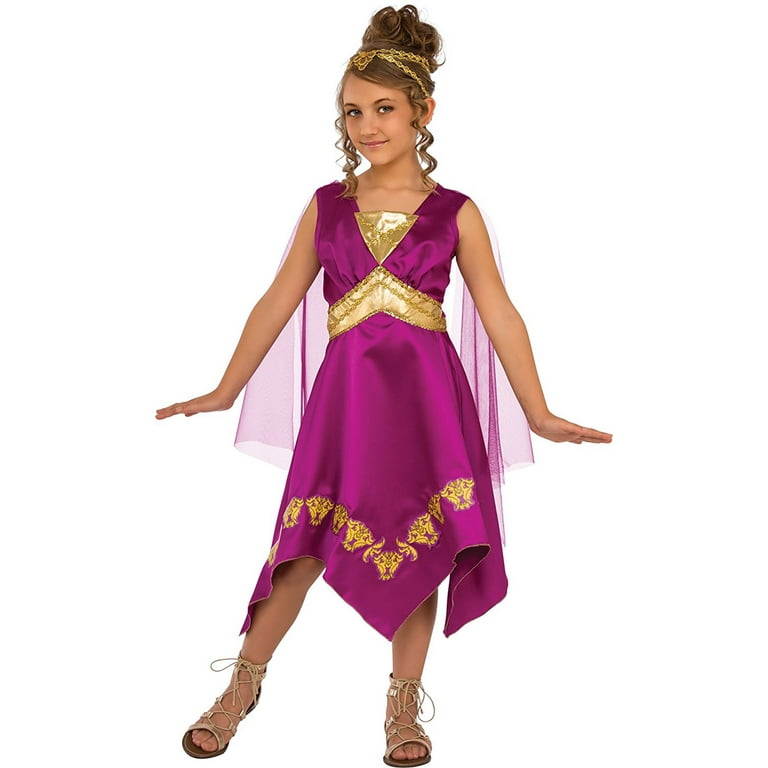 Fun World Children's Medium (8-10) Greek Goddess Costume - Purple/White, 1  ct - Kroger