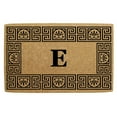 thumbnail image 1 of Heavy Duty Coir Door Mat Greco, Monogram E - 18" x 30", 1 of 4