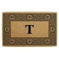 thumbnail image 1 of Heavy Duty Coir Door Mat Greco, Monogram T - 24" x 39", 1 of 4