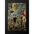 thumbnail image 1 of Greco, El 17x24 Black Modern Framed Museum Art Print Titled - The Martyrdom Of Saint Maurice, 1 of 4
