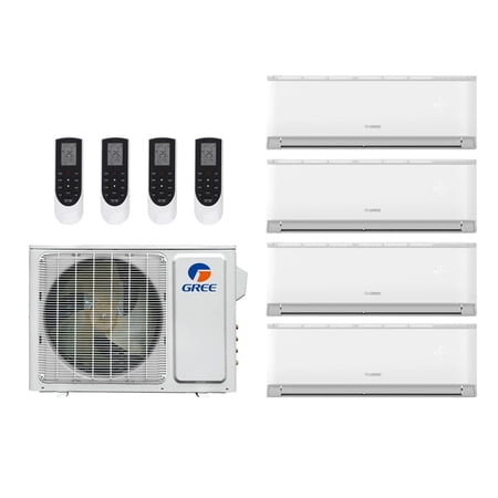 Gree 36000 BTU Mini-Split Air Conditioner and Heat Pump, White