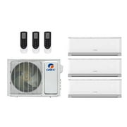 Gree Livo 42000 Btu 21 SEER2 R-32 نظام تقسيم صغير بدون قنوات ثلاثي المناطق - 12K-12K-24K