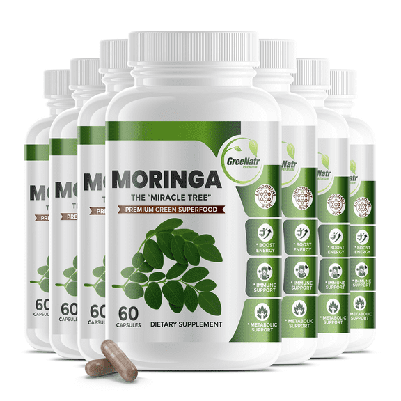 GreeNatr Moringa Oleifera Leaf "The Miracle Tree" Extract 1000 mg