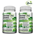 thumbnail image 1 of GreeNatr Pure Moringa Oleifera Leaf Extract Capsules * Premium Green Superfood, 1 of 9
