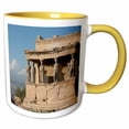 thumbnail image 1 of 3drose, Greece, Athens, Acropolis. Erectheum, Porch of the Caryatids., 15oz Two-tone Yellow Mug, 1 of 6