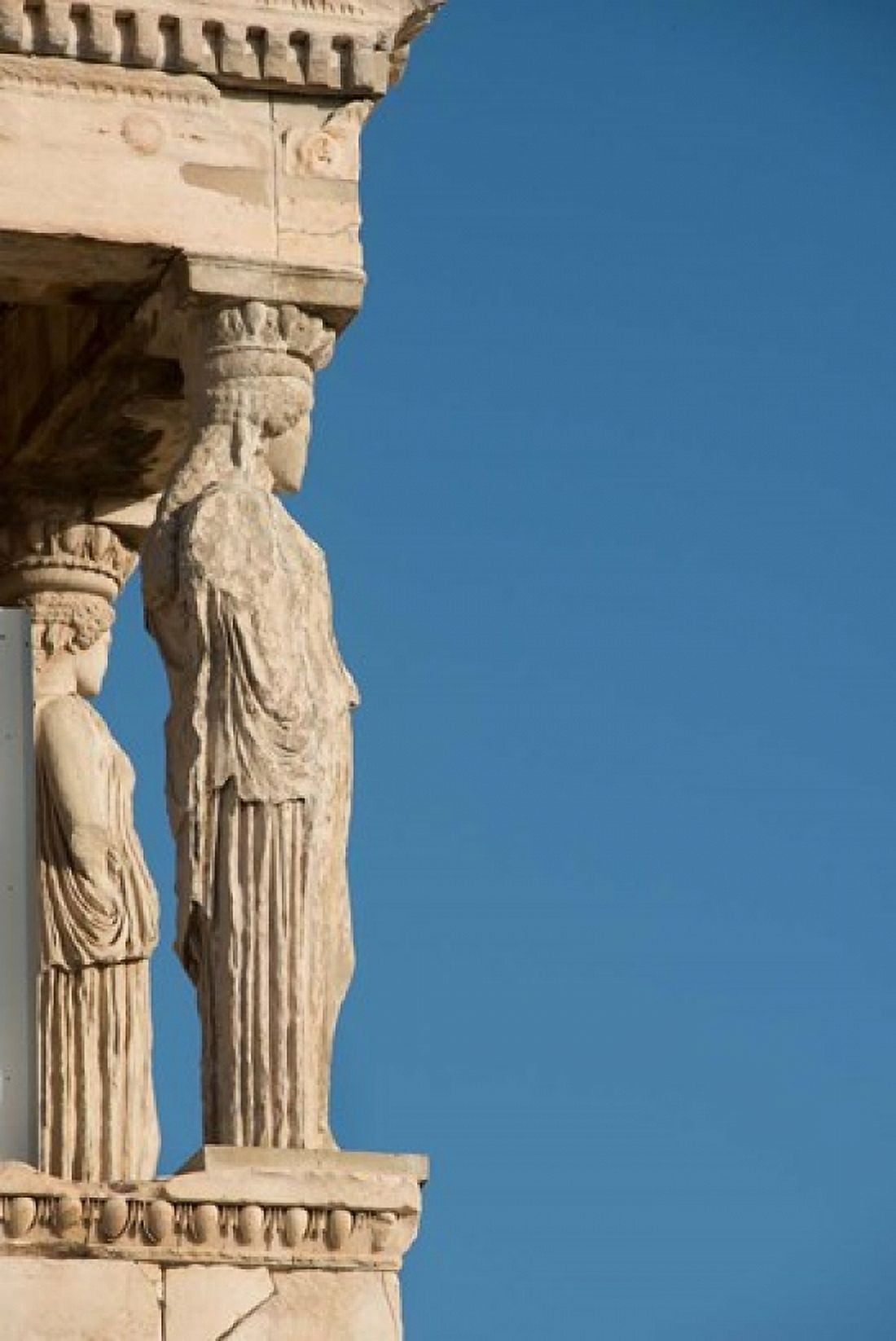 Greece Athens Acropolis The Carved maiden columns of the Erectheum Canvas Art - Cindy Miller Hopkins DanitaDelimont (25 x 37)