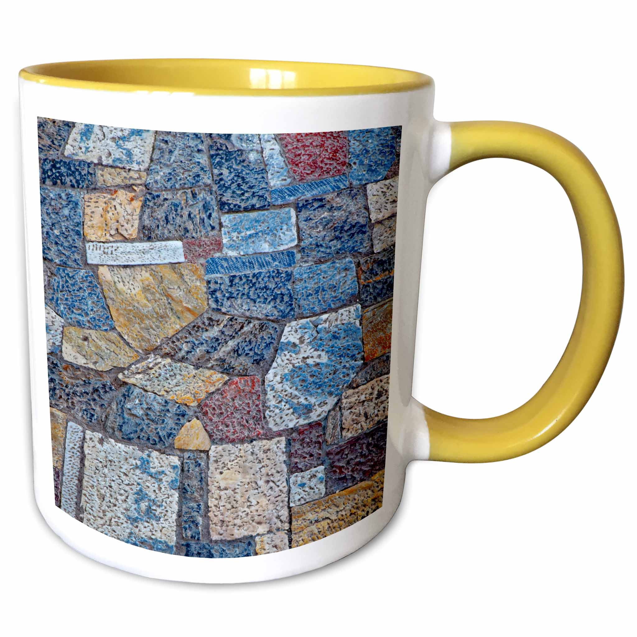 3drose, Greece, Athens. Patterns in Mosaic Walkway at Acropolis., 11oz ...