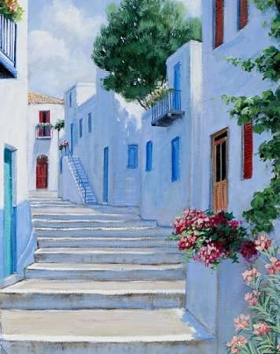 Greece Canvas Art - Peter Motz (22 x 28)