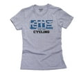 thumbnail image 1 of Greece Cycling - Olympic Games - Rio - Flag Women's Cotton Grey T-Shirt, 1 of 2