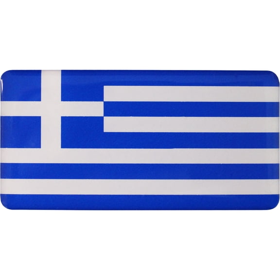 Greece Domed Sticker