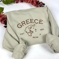 thumbnail image 1 of Greece Embroidered Crewneck Sweatshirt, 1 of 4