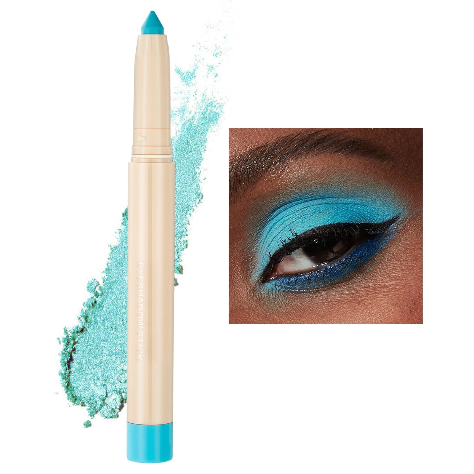Pack of Makeup Asian Makeup Eye Shadow Applicator Subtle Beauty Stack Eye Pencil Rainbow Cat Eye Organic Makeup Makeup for Eyes Mini Make up Guard 101 Eye Color Changing It Raincoat
