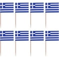 Greece Flag Greek Toothpick Flags 100pcs Small Mini Stick Cupcake ...