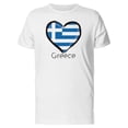 thumbnail image 1 of Greece Flag Heart Tee Men's -Image by Shutterstock, 1 of 2