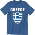 thumbnail image 1 of Greece Flag World Cup Soccer Greek National Flag Pride Men's T-Shirt, 1 of 4