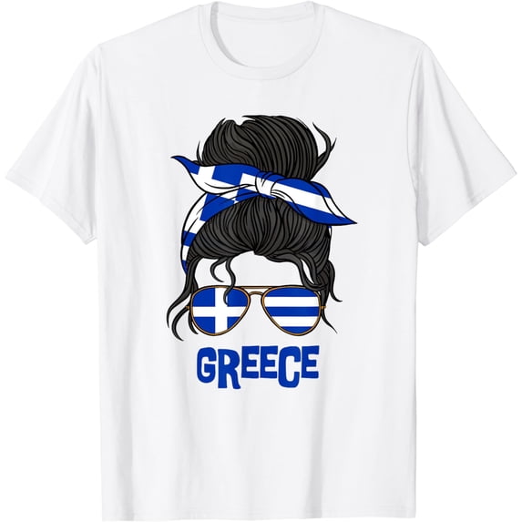 Greece For Girl Greek Flag for Women Greece T-Shirt mens t shirt,white,women,funny,misfits,men,journey,t-shirt