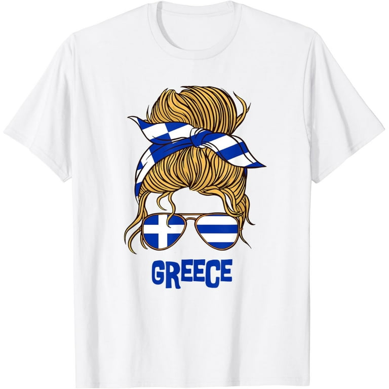 Greece Flag T-Shirt Distressed Vintage Greek Flag Shirt Greece Flag T-Shirt Distressed Vintage Greek Flag Shirt