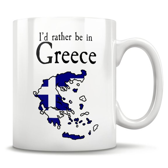 Greece Gift, Greece Mug, Greece Pride, Greece Gift Idea, Greece Map, Greece Travel, Gift For Greek, Greek Cup, Funny Greece, Ceramic Mug 11Oz