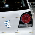 thumbnail image 1 of Greece Greek Map Outline Flag Car Magnet Magnetic Sticker Decal - 2 Pack Reflective 4" - for Truck Door Fridge Reusable Waterproof, 1 of 4