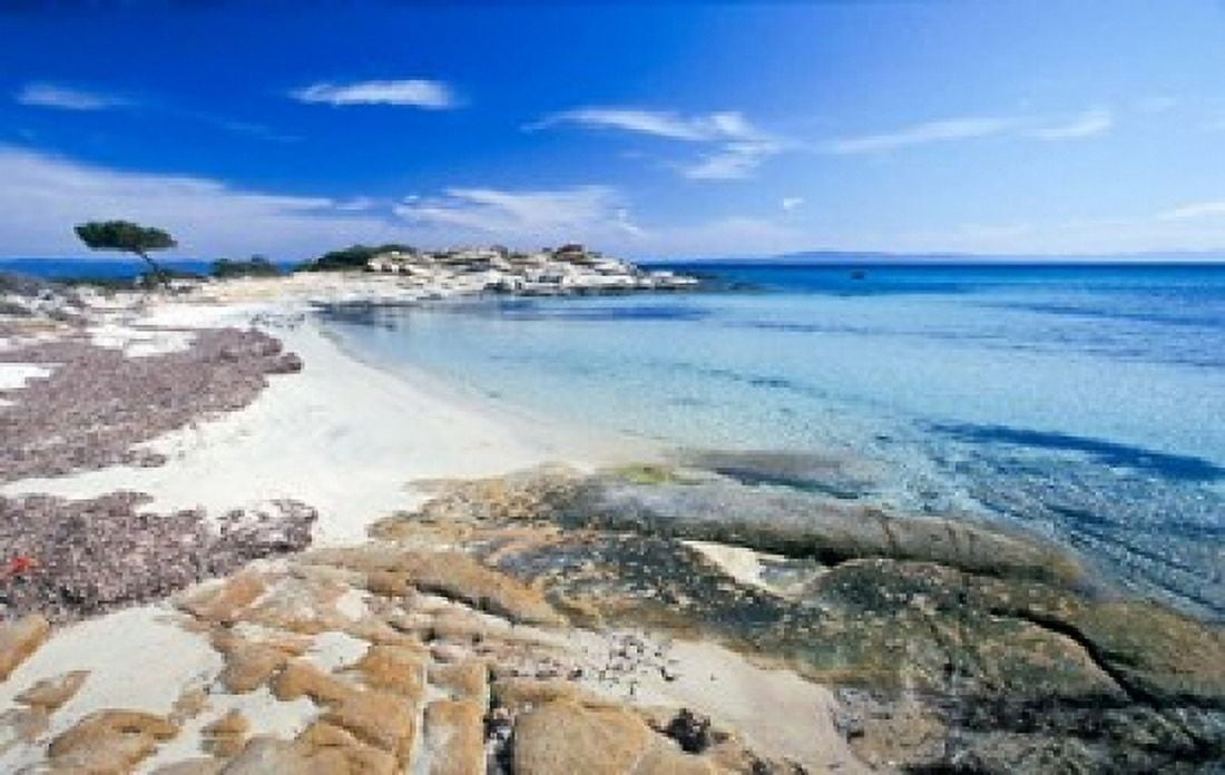 Greece Halkidiki Peninsula Karydi Beach Canvas Art - Paul Hellander DanitaDelimont (36 x 23)