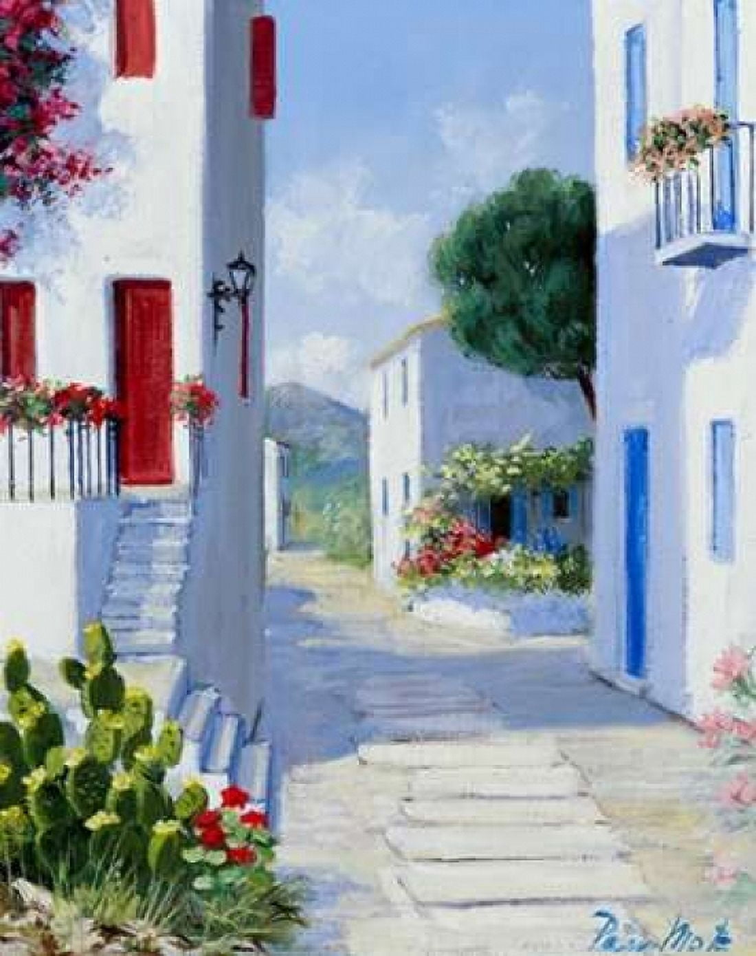 Greece II Canvas Art - Peter Motz (24 x 30)