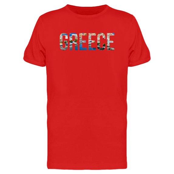 Greece Lovers Cool Quote Tee Men's -Image by Shutterstock