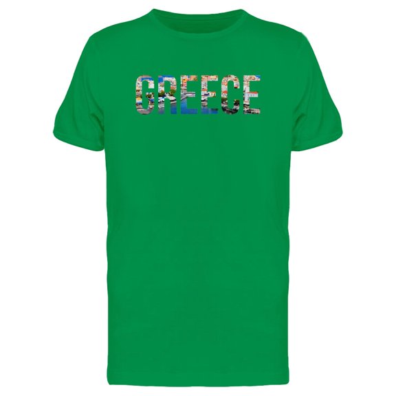 Greece Lovers Cool Quote Tee Men's -Image by Shutterstock