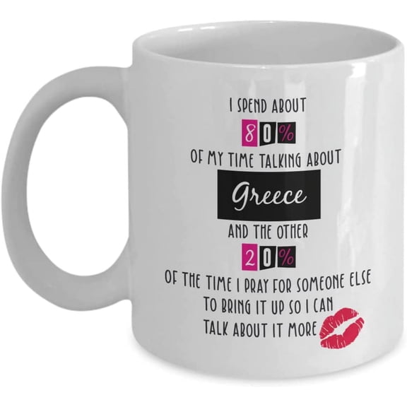 Greece Mug, Greece Coffee Mug, Greece Gifts, Gifts For Greece, Greece Gift Mug, Greece Friend Mug, Birthday Christmas Basket gag Gift Idea