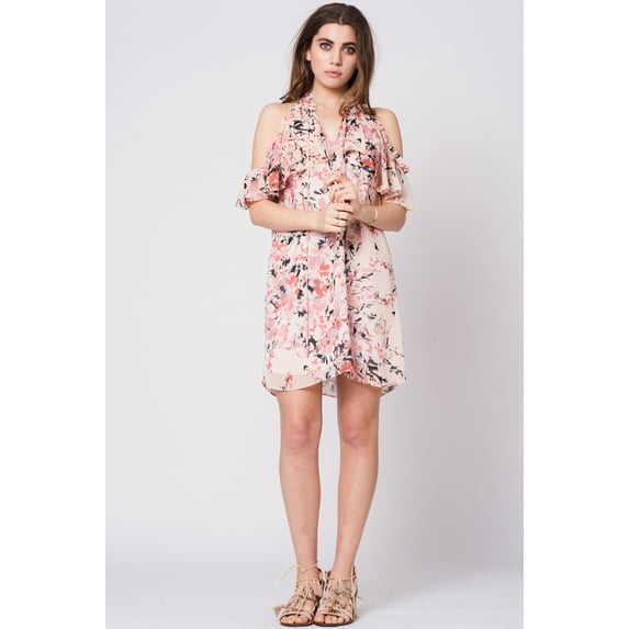 Greece Ruffle Mini Dress