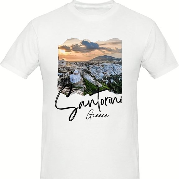 Greece Santorini T-S1HirtPm 01