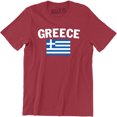 thumbnail image 1 of Greece Scribble Flag Greek National Country Pride World Cup Men's T-Shirt, 1 of 4